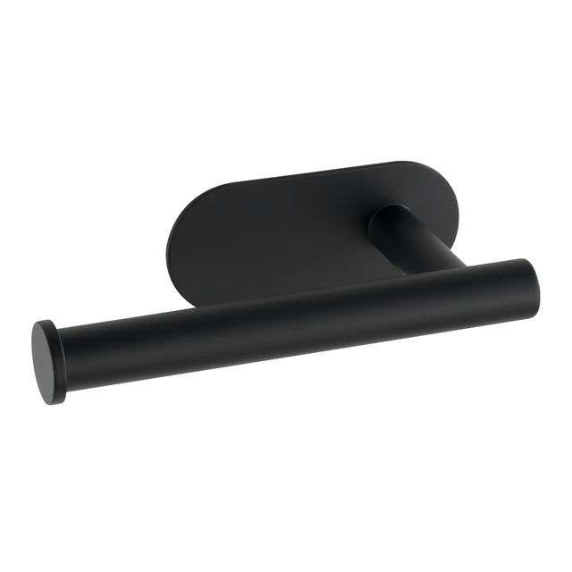 Porta rotolo a muro Orea Black nero