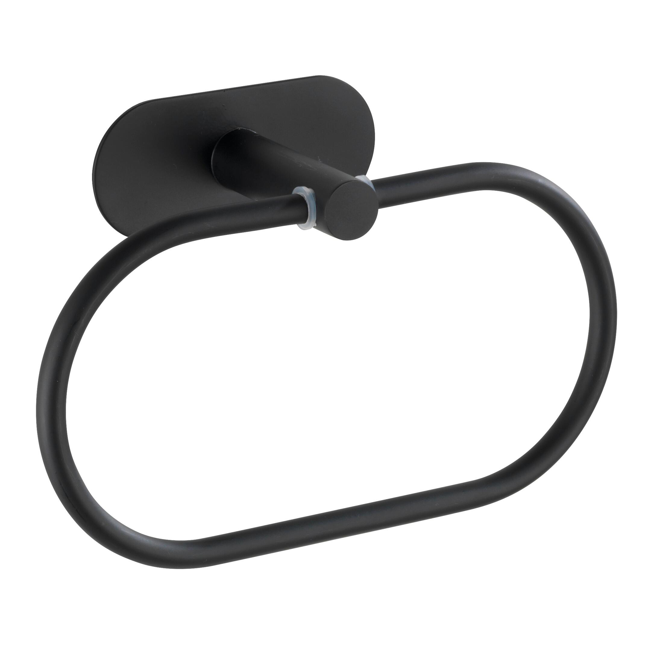 Porta salviette ad anello Orea Black verniciato, L 20.5 cm - 13