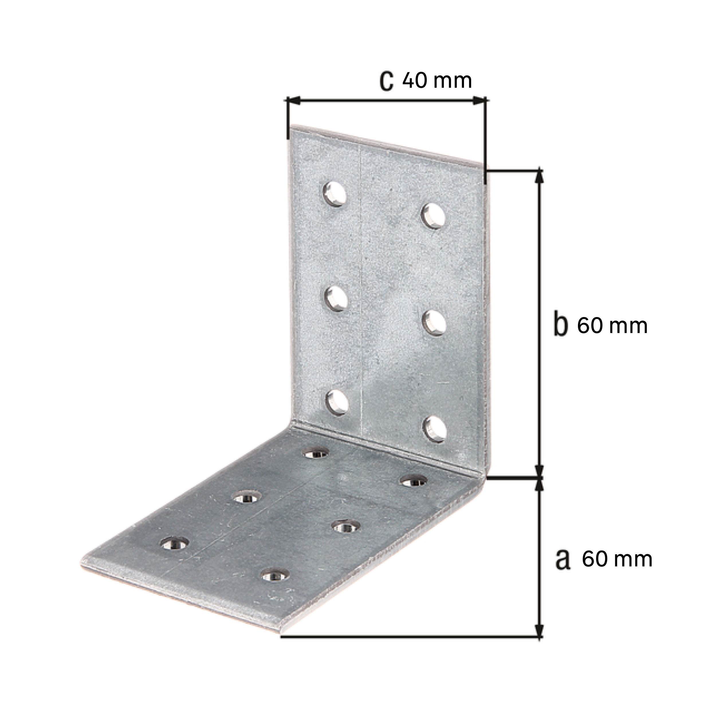 Esquadro perfurado 60X60X40MM - 3