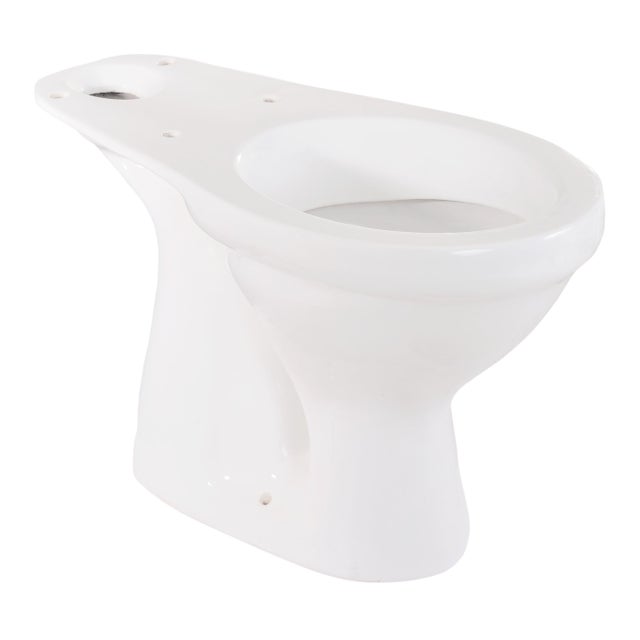 Vaso WC distanziato lake, sedile escluso P 64.5 x L 36 x H 39.7 cm bianco lucido