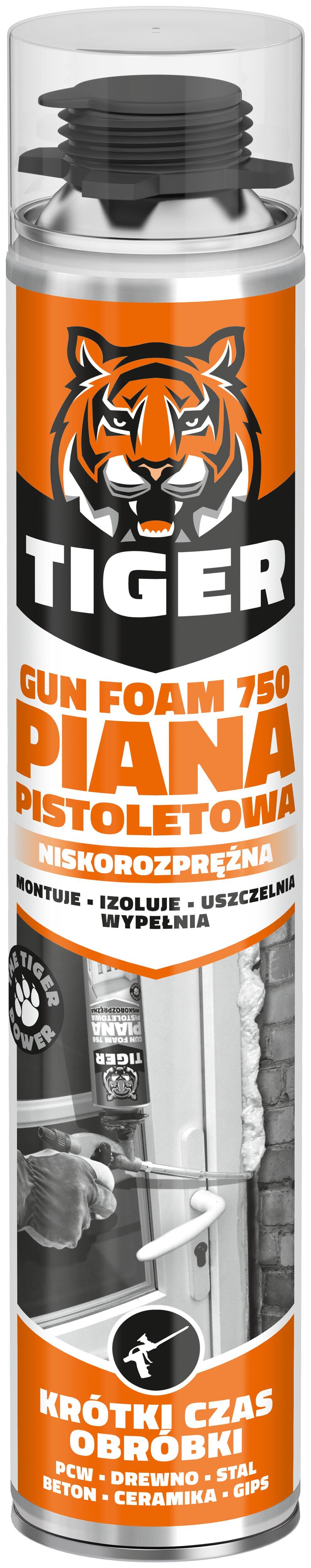 Piana pistoletowa Tiger Foam 750ml - 2