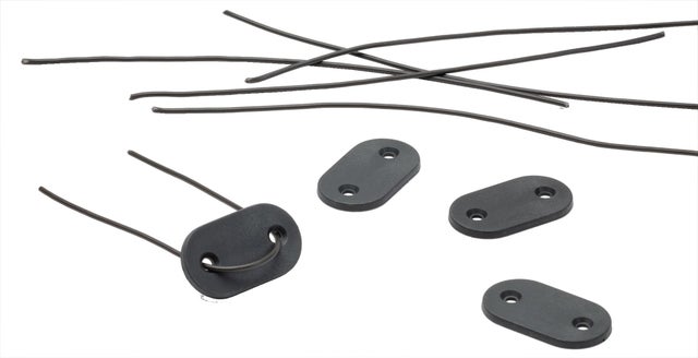 Elemento di fissaggio per occultamento grigio / argento 26 pezzi