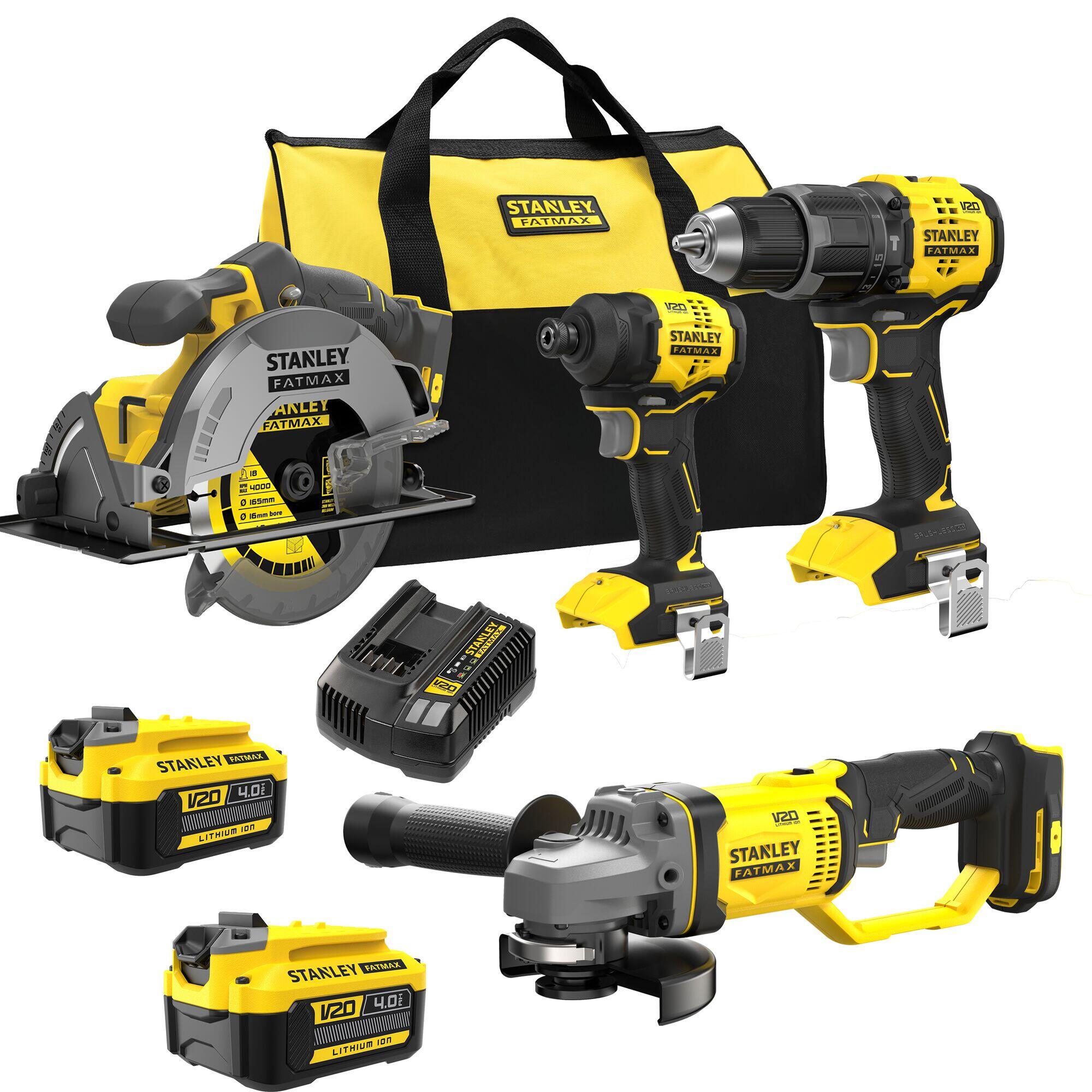 Zestaw narzędzi akumulatorowych V20, 18V (4 elementy) STANLEY FATMAX - 3
