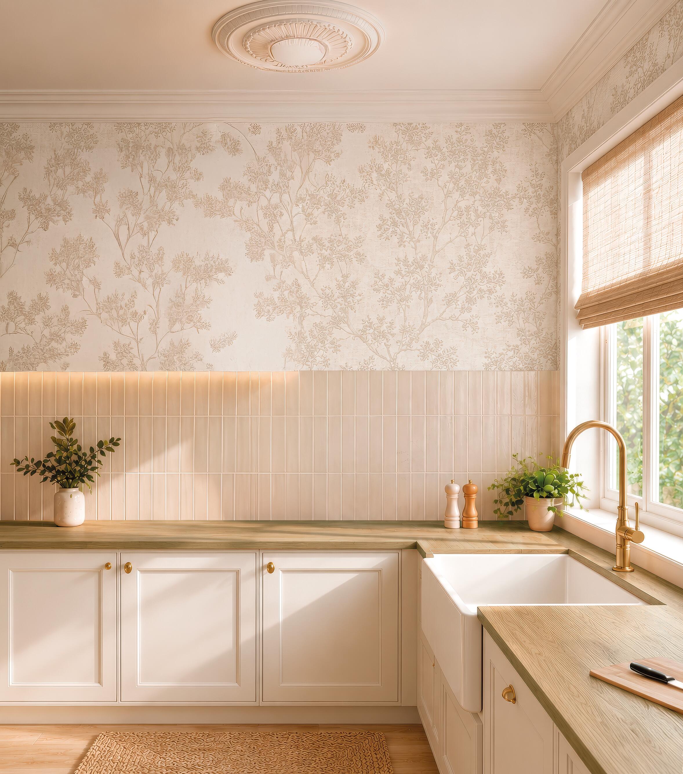 Adhesivo decorativo en rollo Poliuretano Zen Baldosa Morocco Essaouira color Blanco brillante. De 0.228 x 0.29 m. Recomendado: para decorar una pared o un objeto. SMART TILES - 3