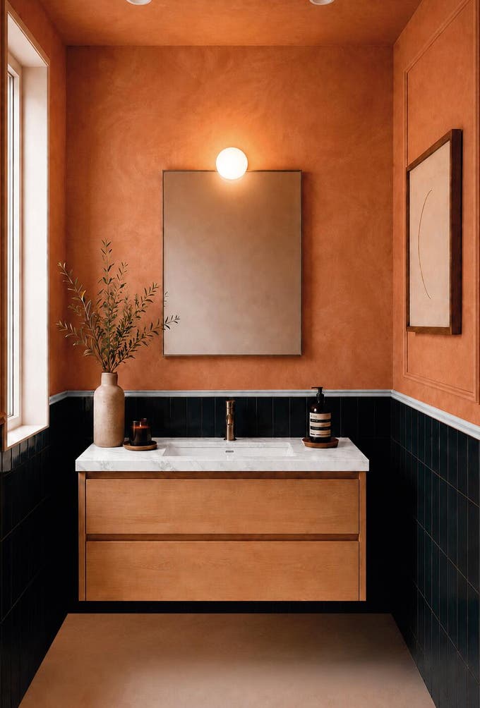 renovar baño sin obras: después