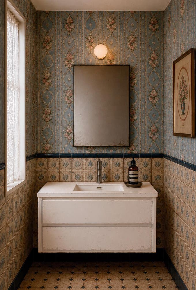 renovar baño sin obras: antes