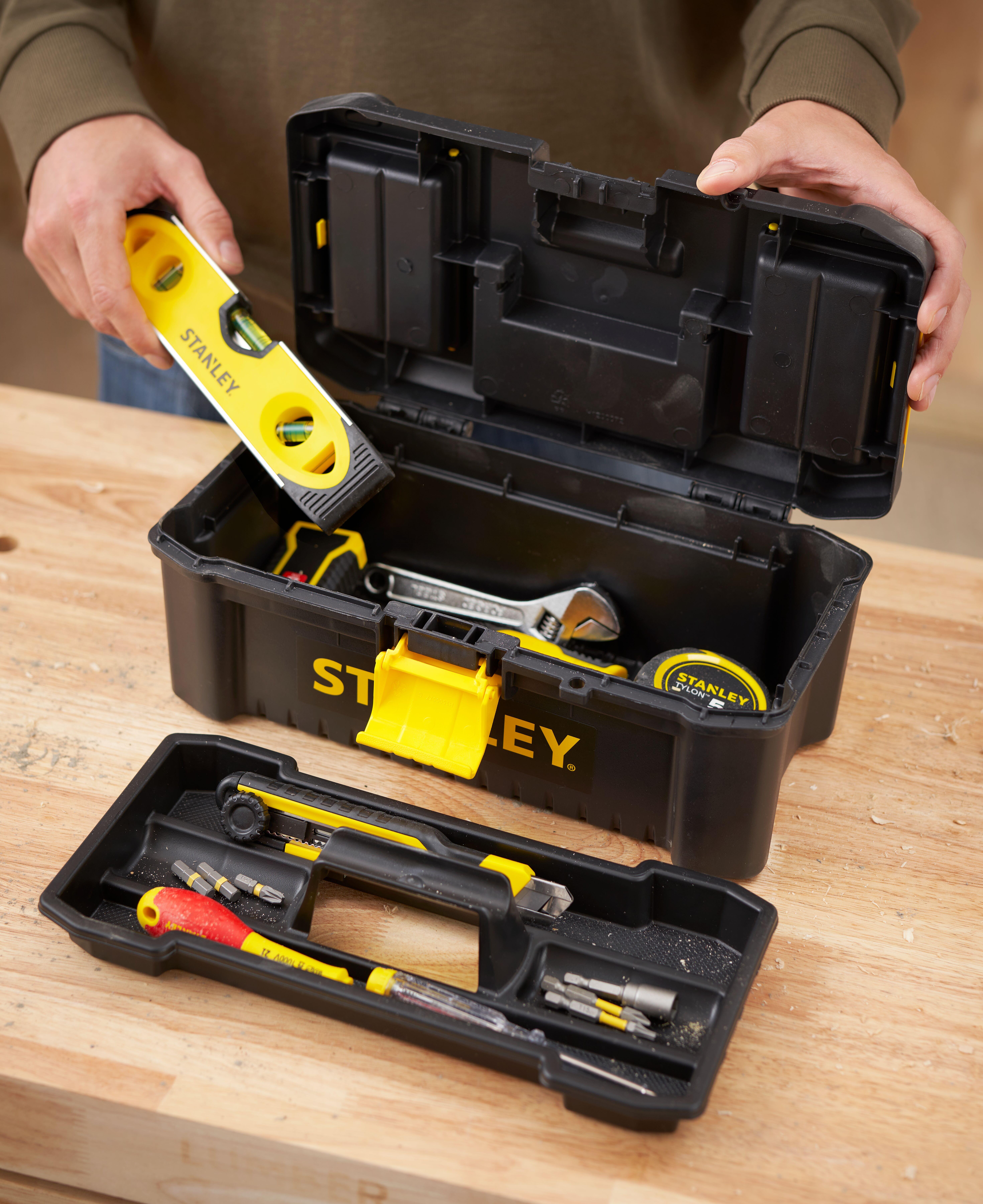 Boite à outils 32 cm noir/jaune - 5