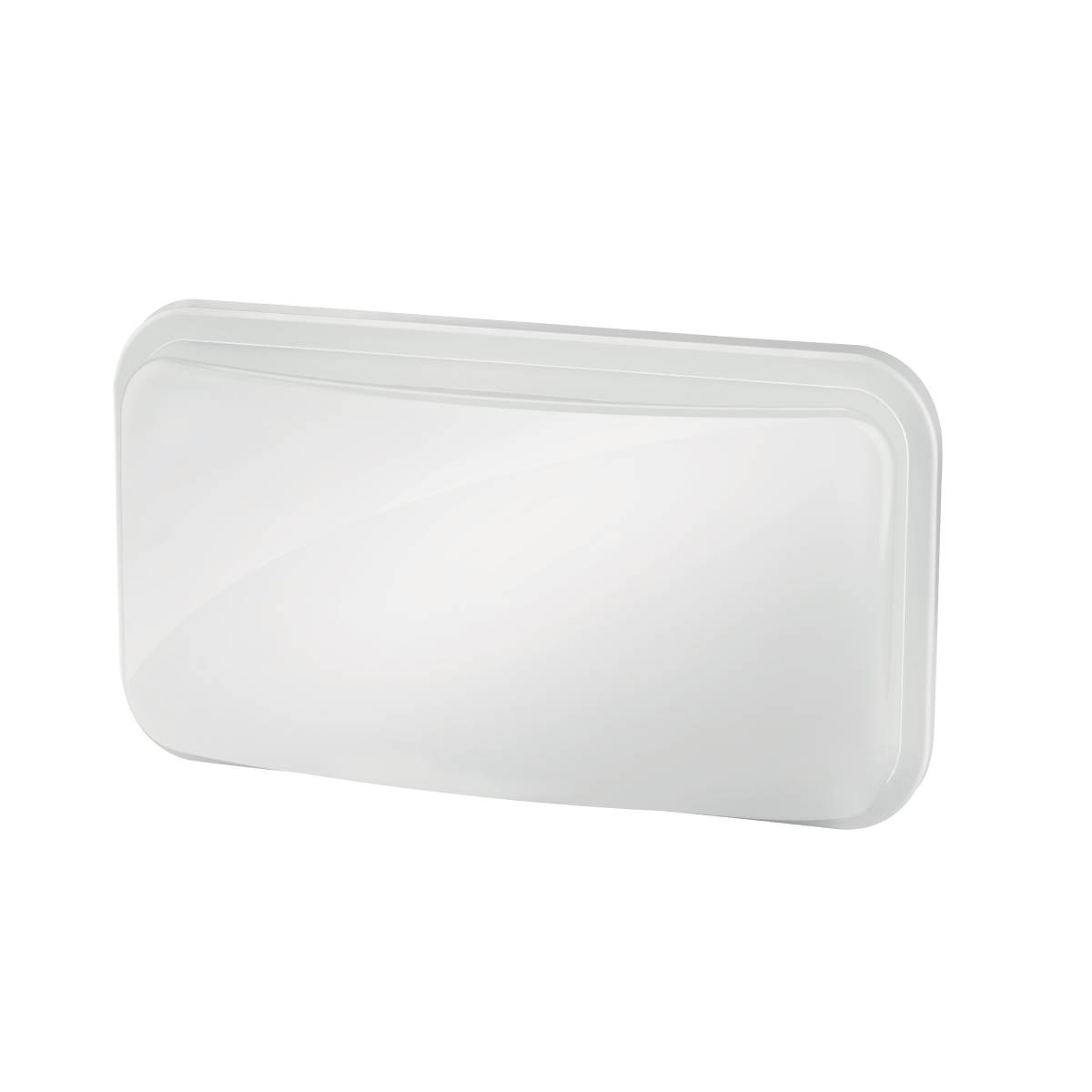 Applique LED moderno da esterno Turtle bianco IP65, luce bianco naturale 2400 lumen, IMPERIA - 4