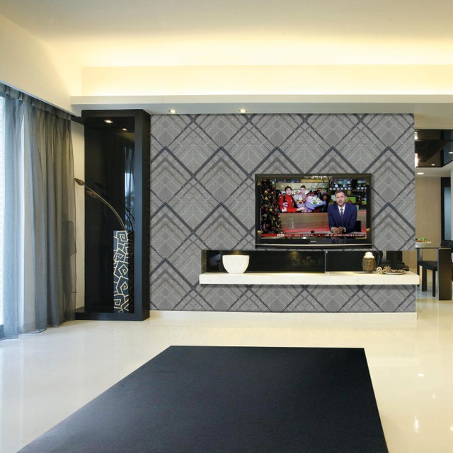 Mosaico in vetro Check multicolore satinato L 30 x L 124.4cm x Sp. 4 mm, 8 pezzi