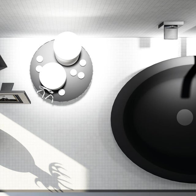 Mosaico in vetro Steam10 grigio satinato L 30 x L 31.8cm x Sp. 4 mm, 10 pezzi