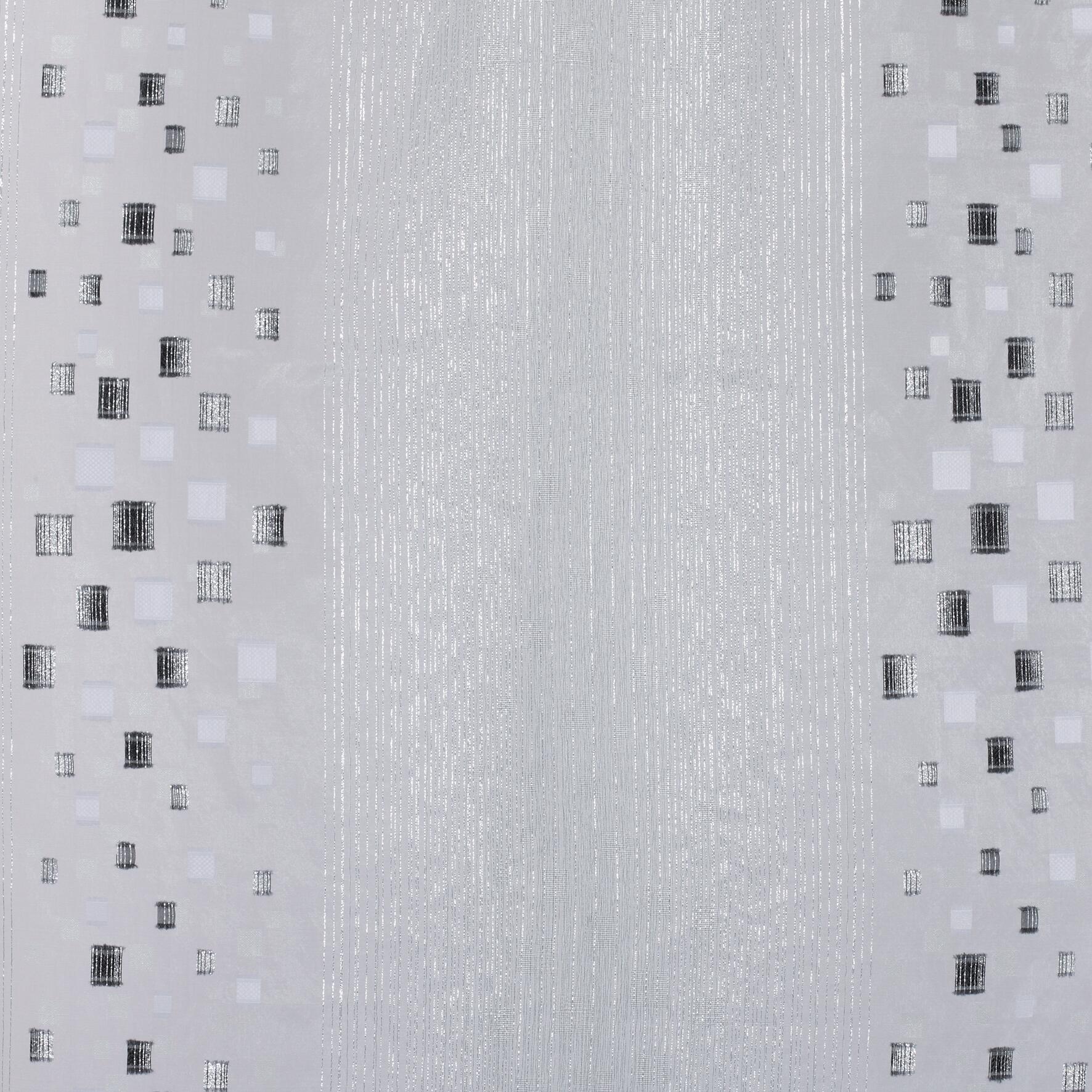 Tenda Halle argento, fettuccia e passanti nascosti 150x300 cm - 4