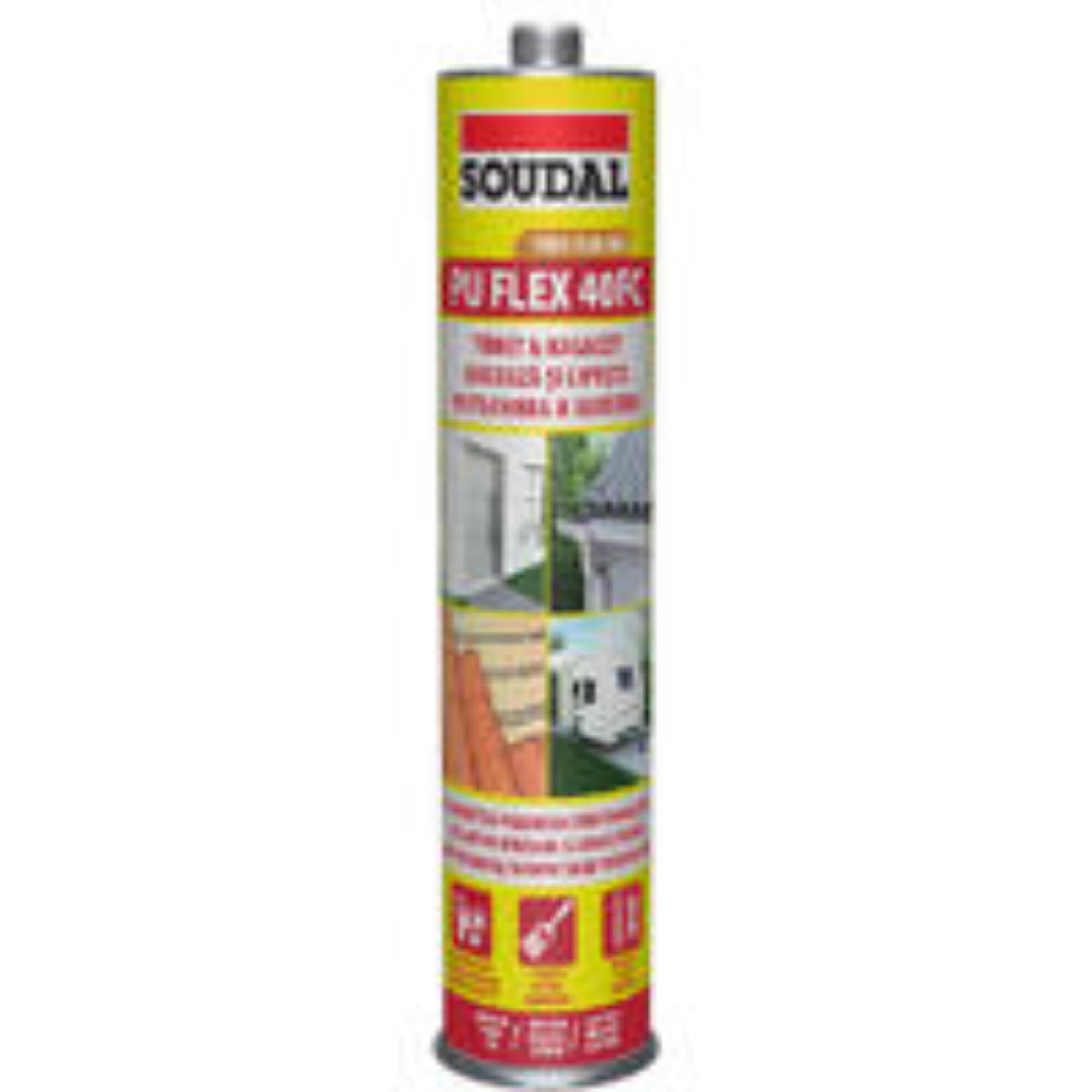 Mastic poliuretanic Soudal PU Flex 40FC, pentru beton si metal, teak, 300 ml