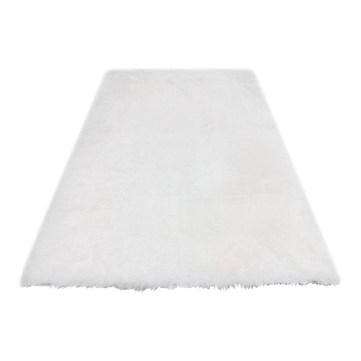 Tappeto Carezza natale antiscivolo bianco, L 120 x L 60 cm - 4