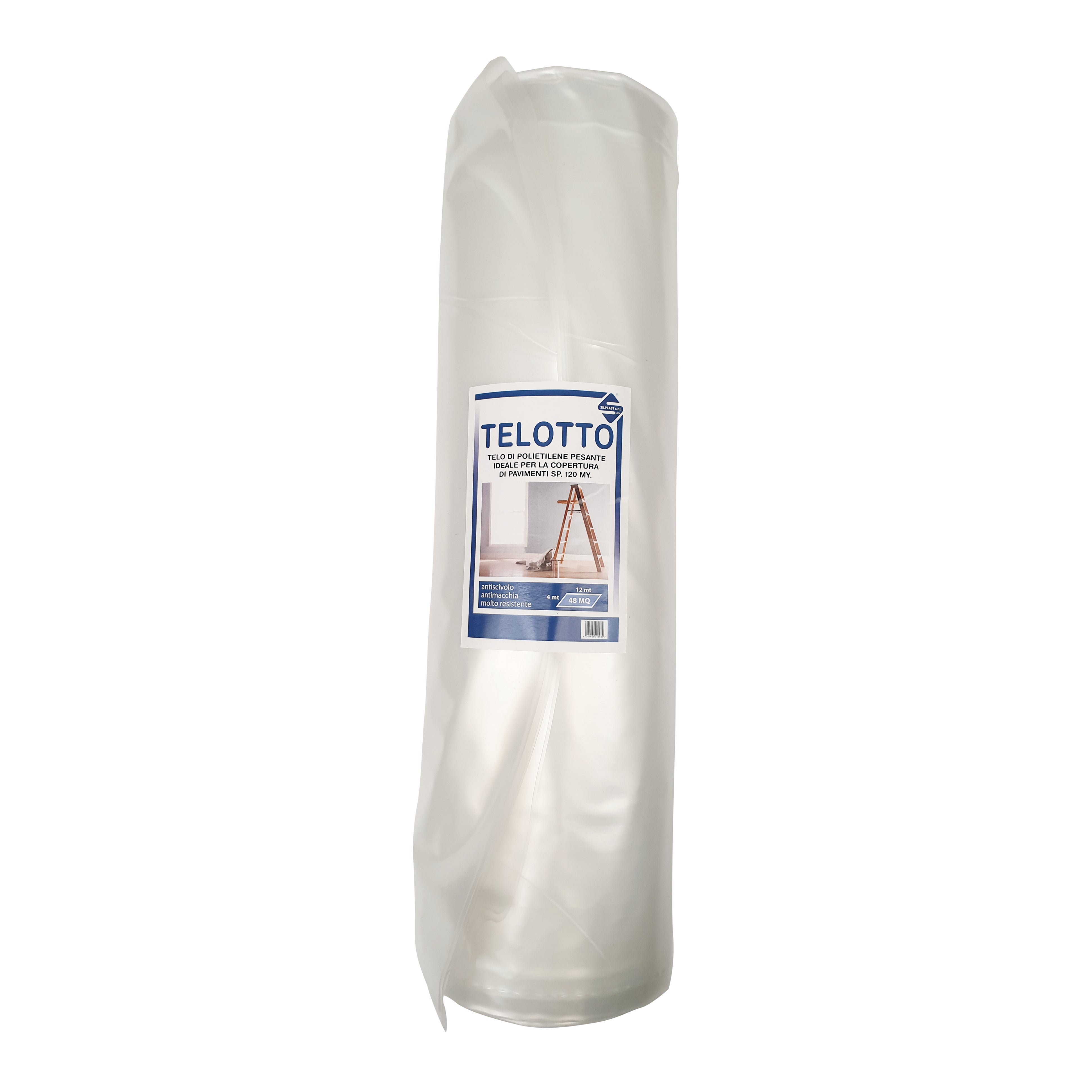 4 Teli Di Plastica Trasparenti 4x5 M - Copritutto Per Imbianchini, Antipolvere E Antivernice
