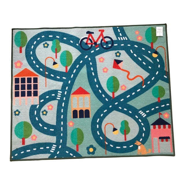 Tappeto Playrug park in polipropilene, L 120 x L 100 cm, multicolore