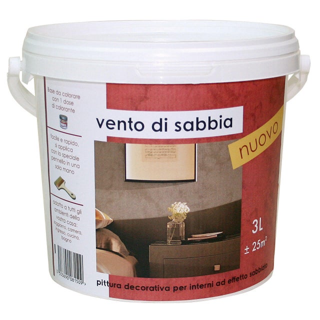 Base tintometrica per effetti decorativi RM Vento di Sabbia 3 l colore neutro