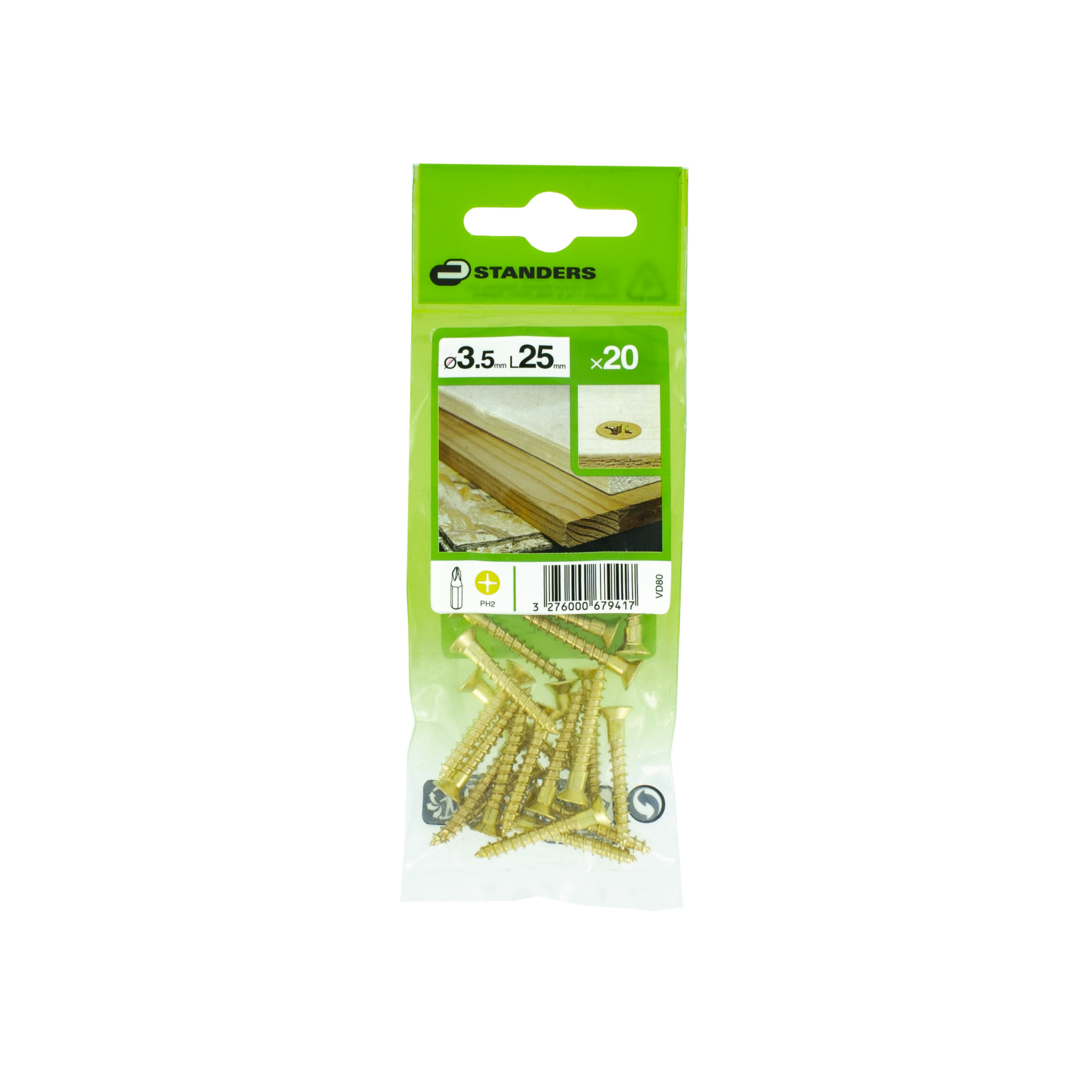Wkręt 3.5 x 25 mm 20 szt. Standers - 4