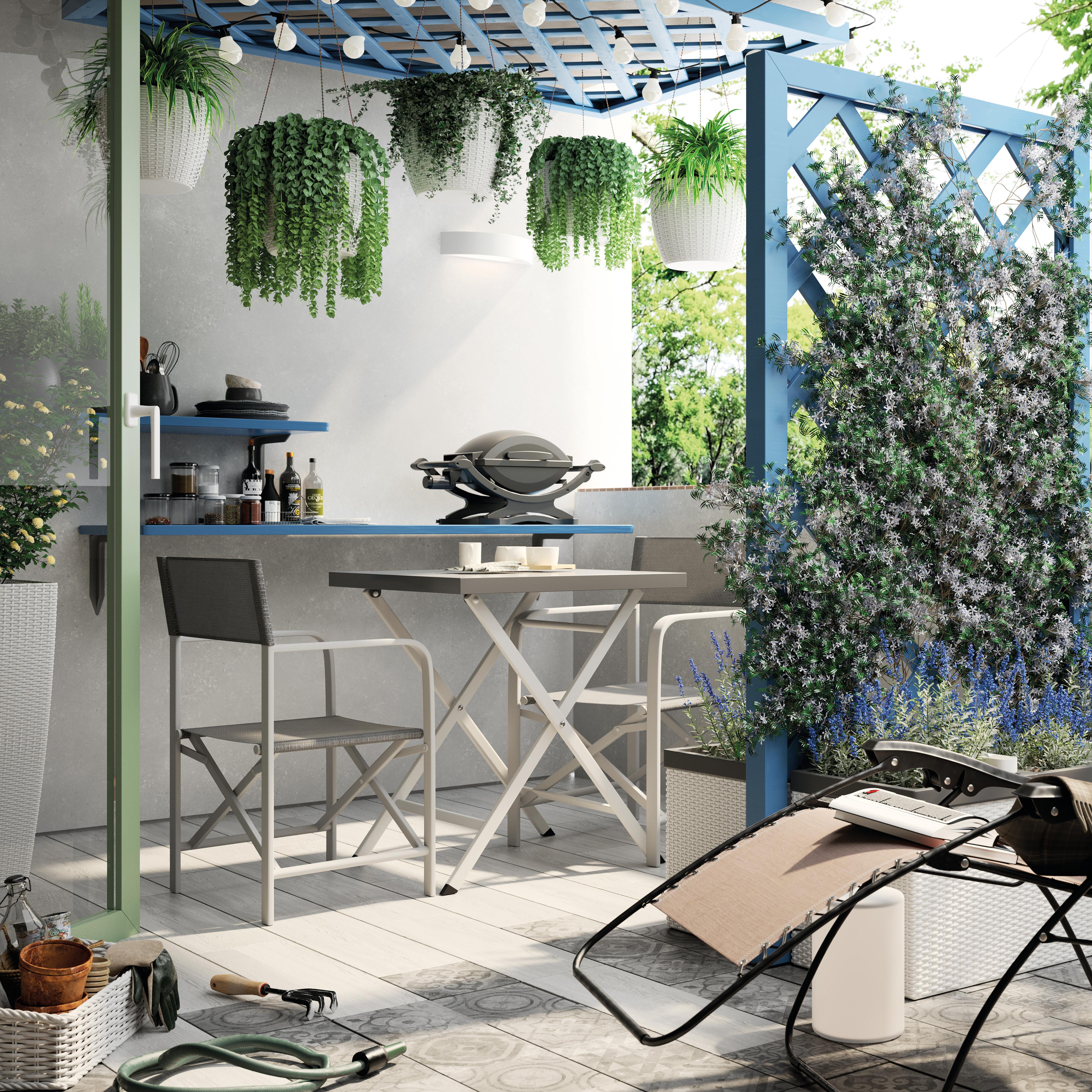 Vaso autoirrigante LECHUZA in polipropilene bianco H 23.0 x ø 28.0 cm - 3