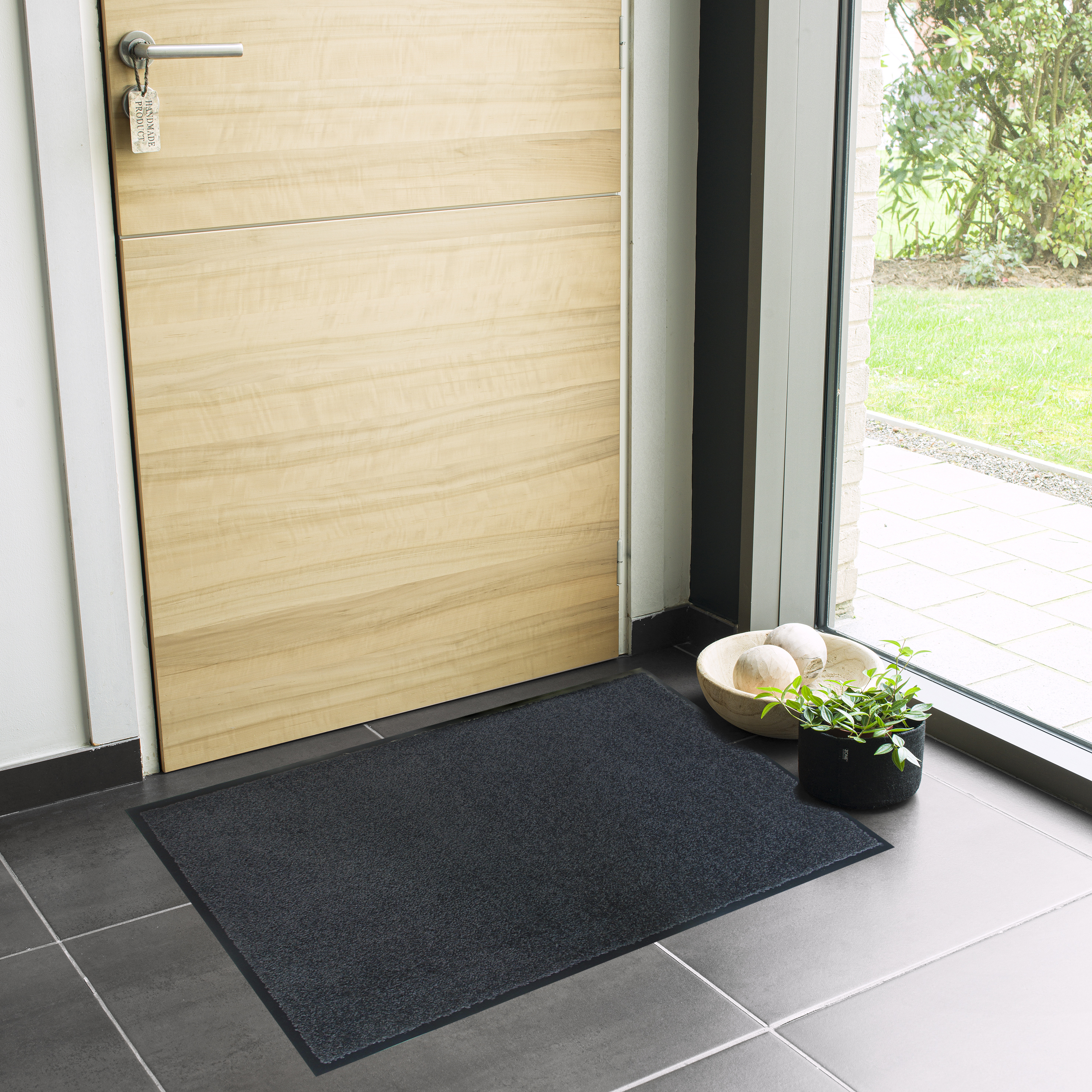 Tapis antipoussière gris l.60 cm x L.90 cm, Constant - 2