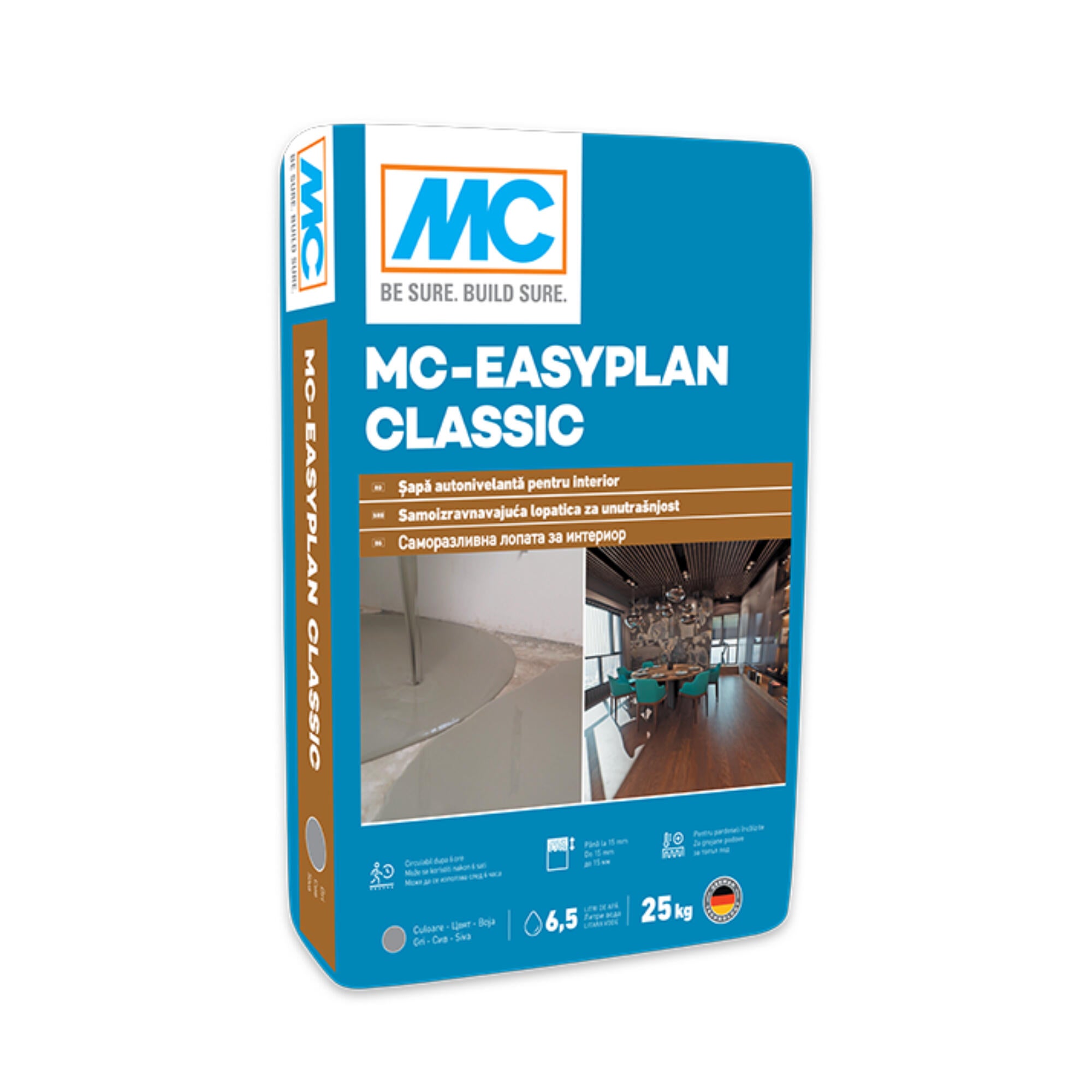 Sapa autonivelanta MC EasyPlan Classic, interior, 25 N, 25 kg