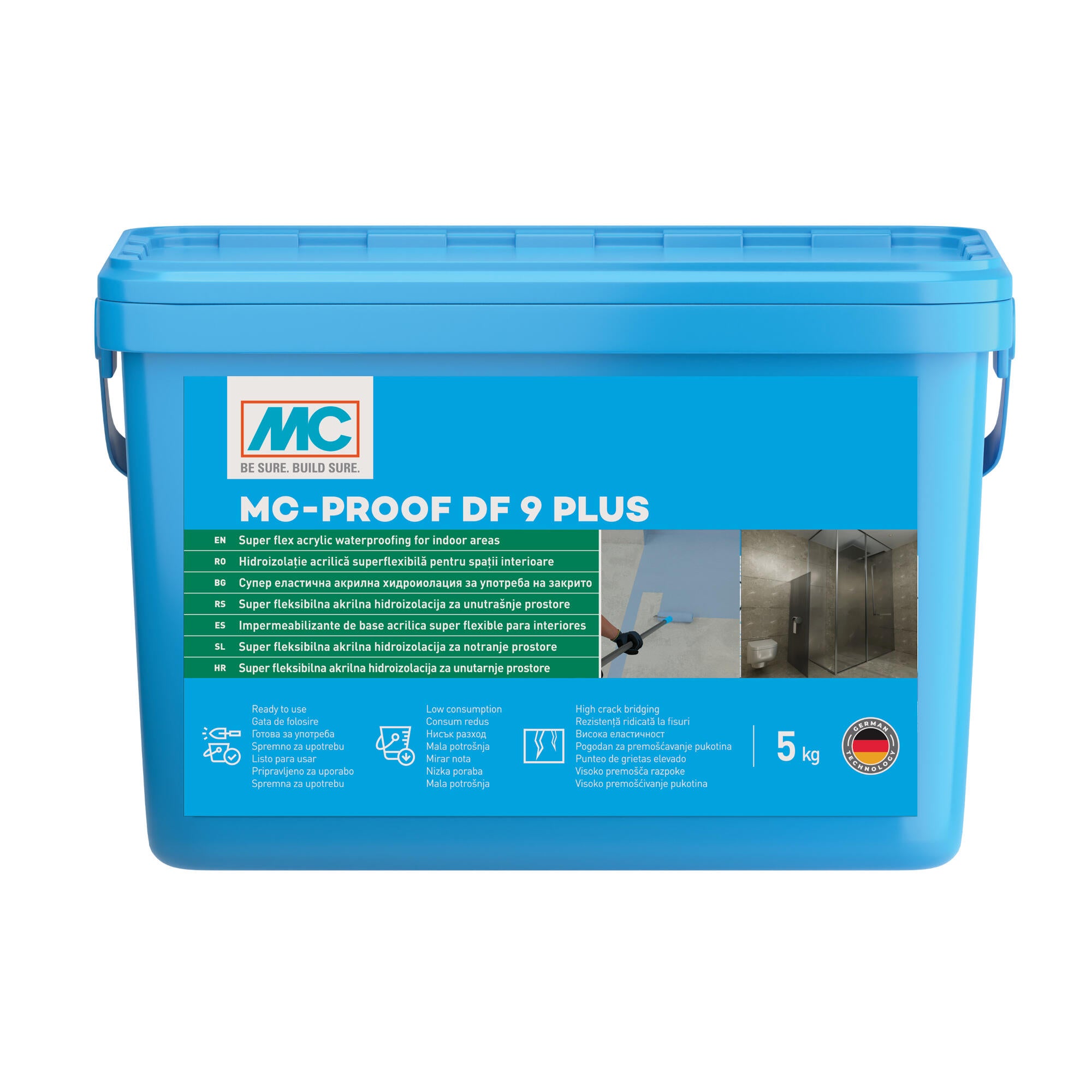 Hidroizolatie flexibila MC-Proof DF9 Plus, 5 kg