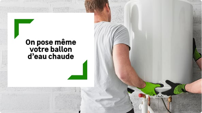 Installation ballon d'eau chaude