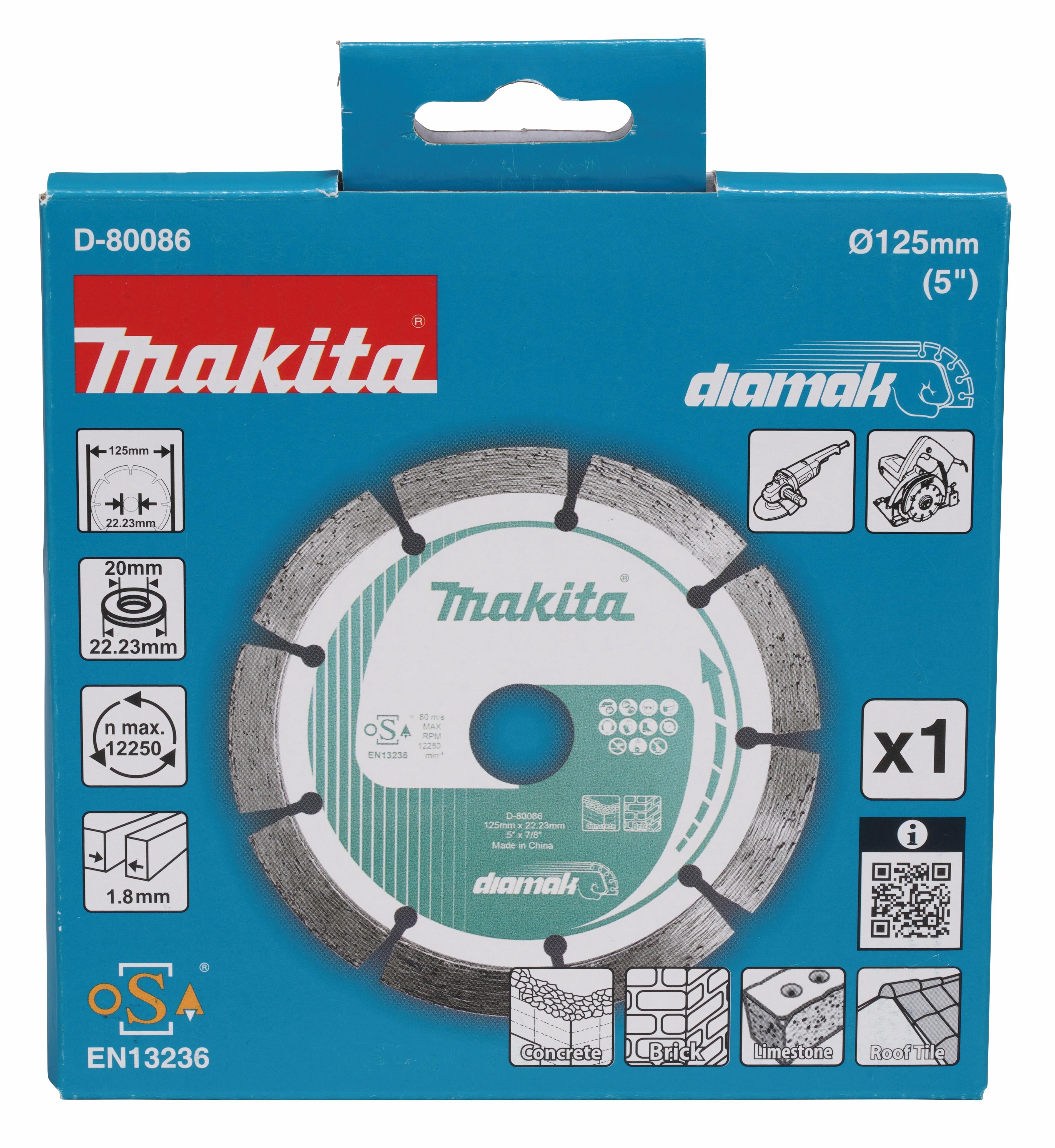 Tarcza diamentowa segmentowa 125x22,23 mm MAKITA, 10 szt. - 3
