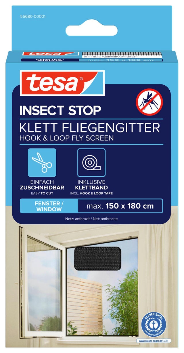 Moskitiera Tesa Standard 1.5x1.8M Antracyt