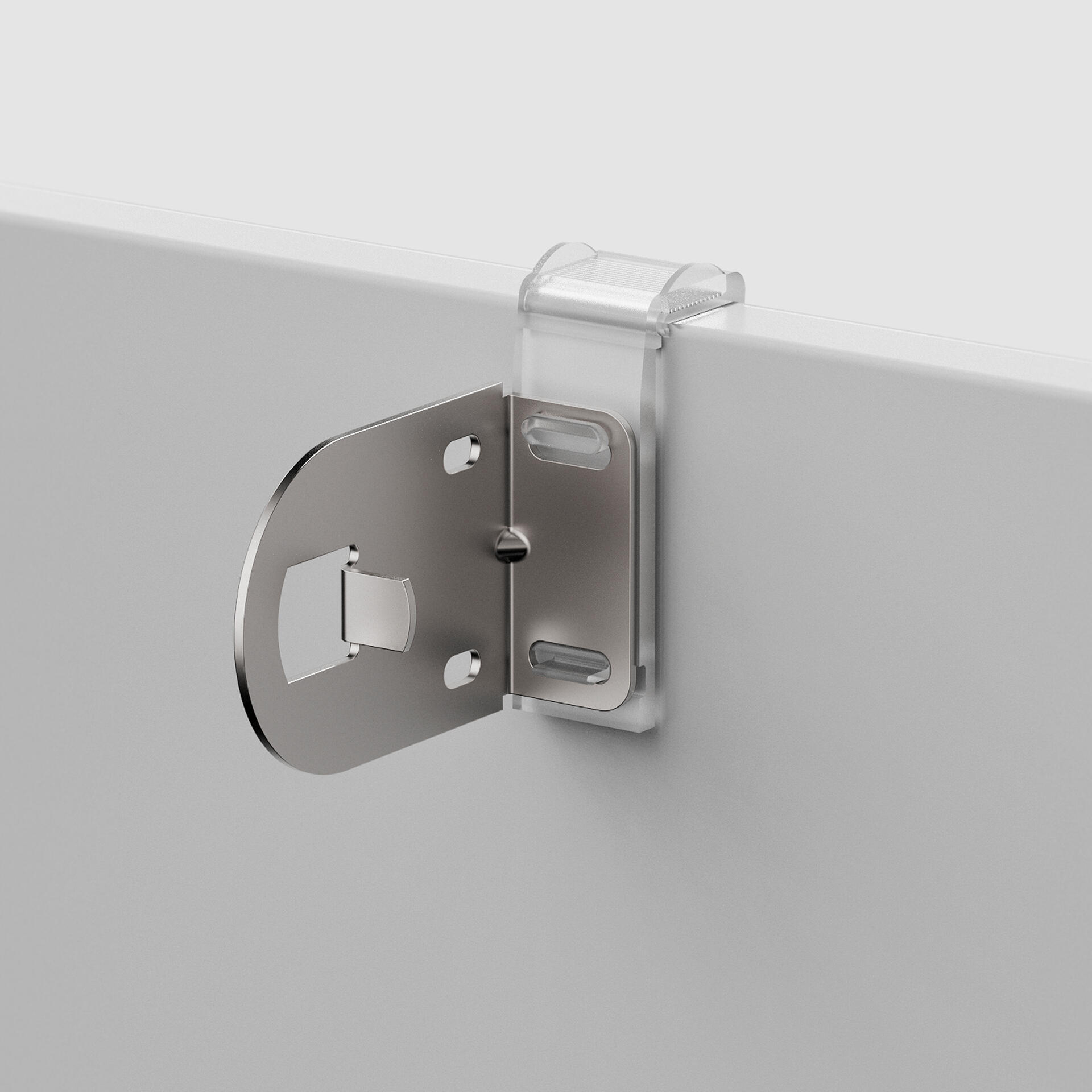 4 Soportes clips para estor enrollable Salsa INSPIRE - 5
