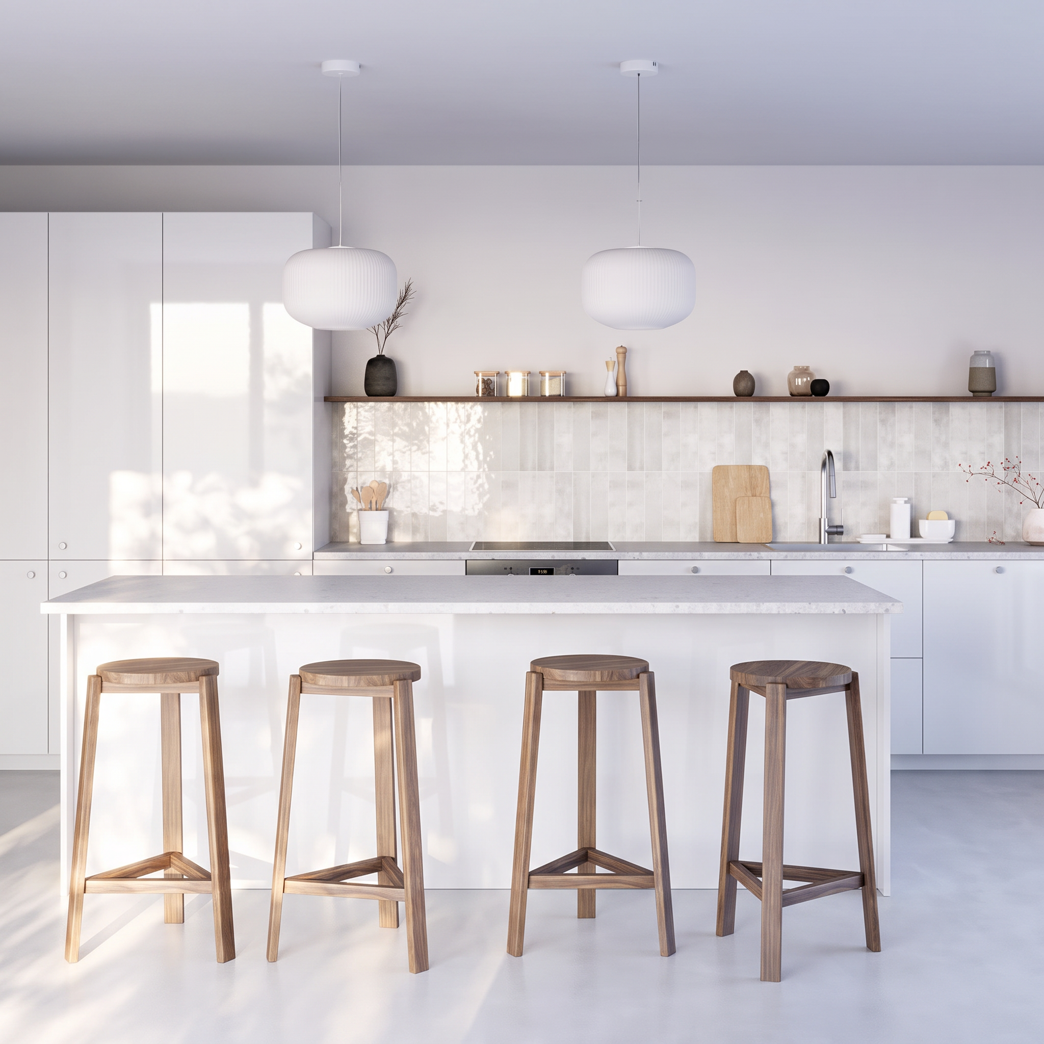 Frente de cajón de cocina Sevilla blanco brillo H 38.4 x L 40 cm - 3