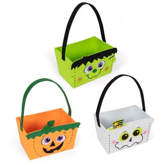 Καλάθι Halloween ''Trick or Treat'' 21cm σε 3 σχέδια