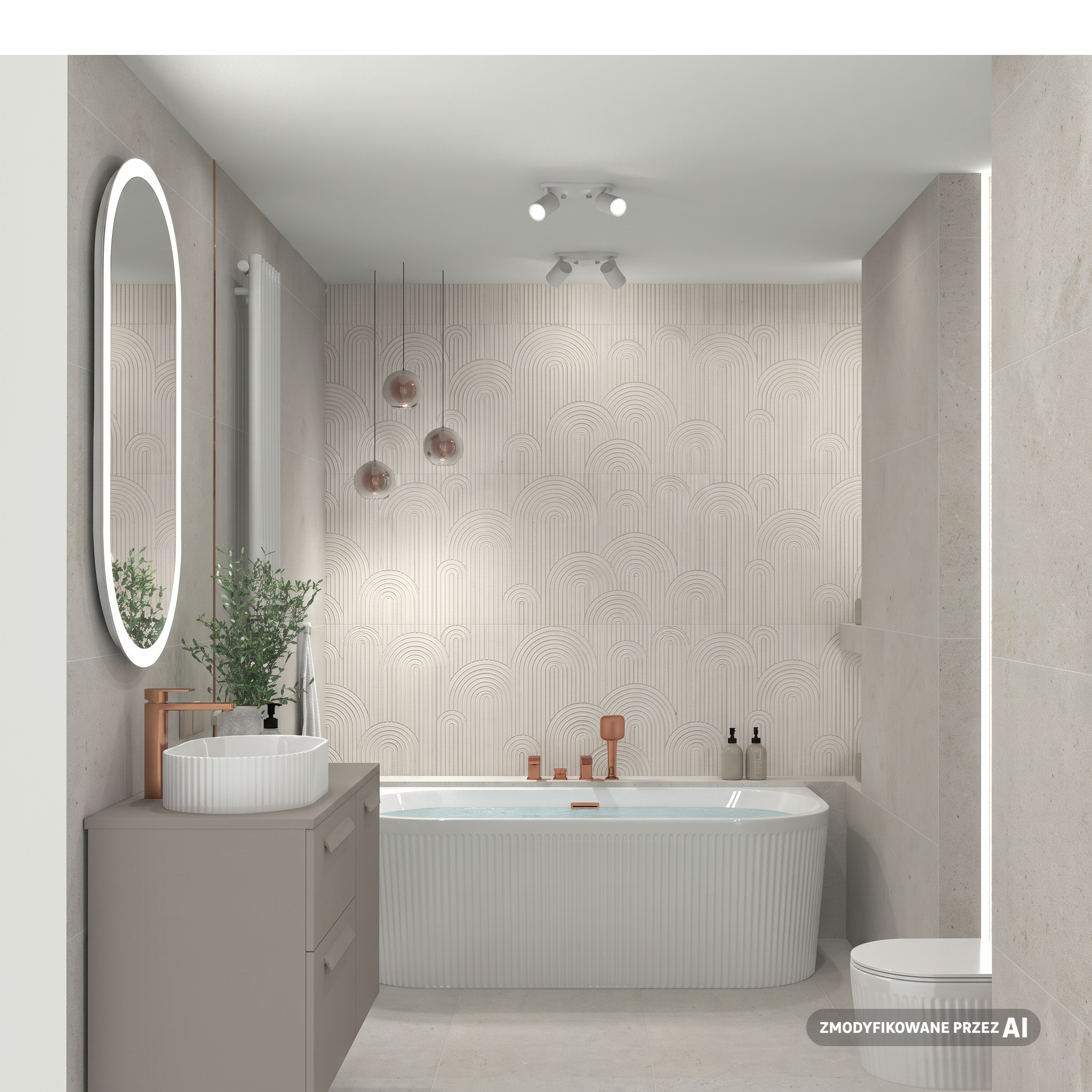 Listwa ścienno-sufitowa Paris 2xGU10 biała - 2