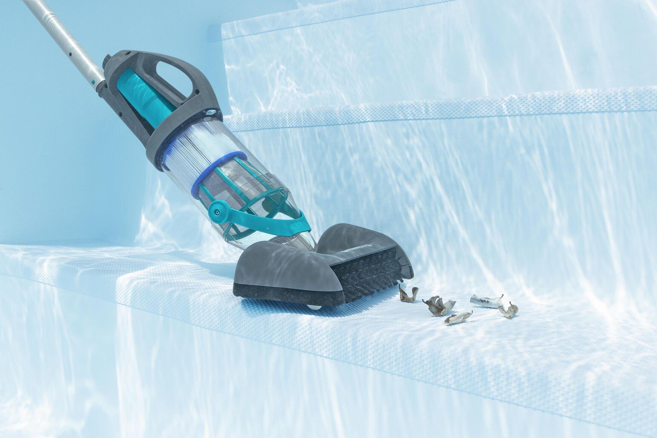 Bestway Limpiafondos Eléctrico A Batería Aquagrip Para Fondo , Leroy Merlin