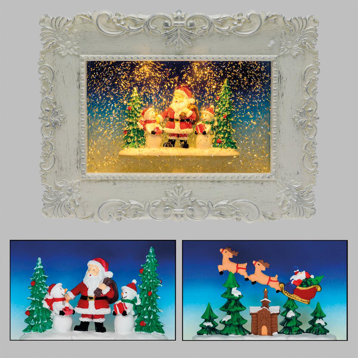 Figura natalizia illuminata Quadro led bianco caldo L 0.2 m x H 21 cm - 6