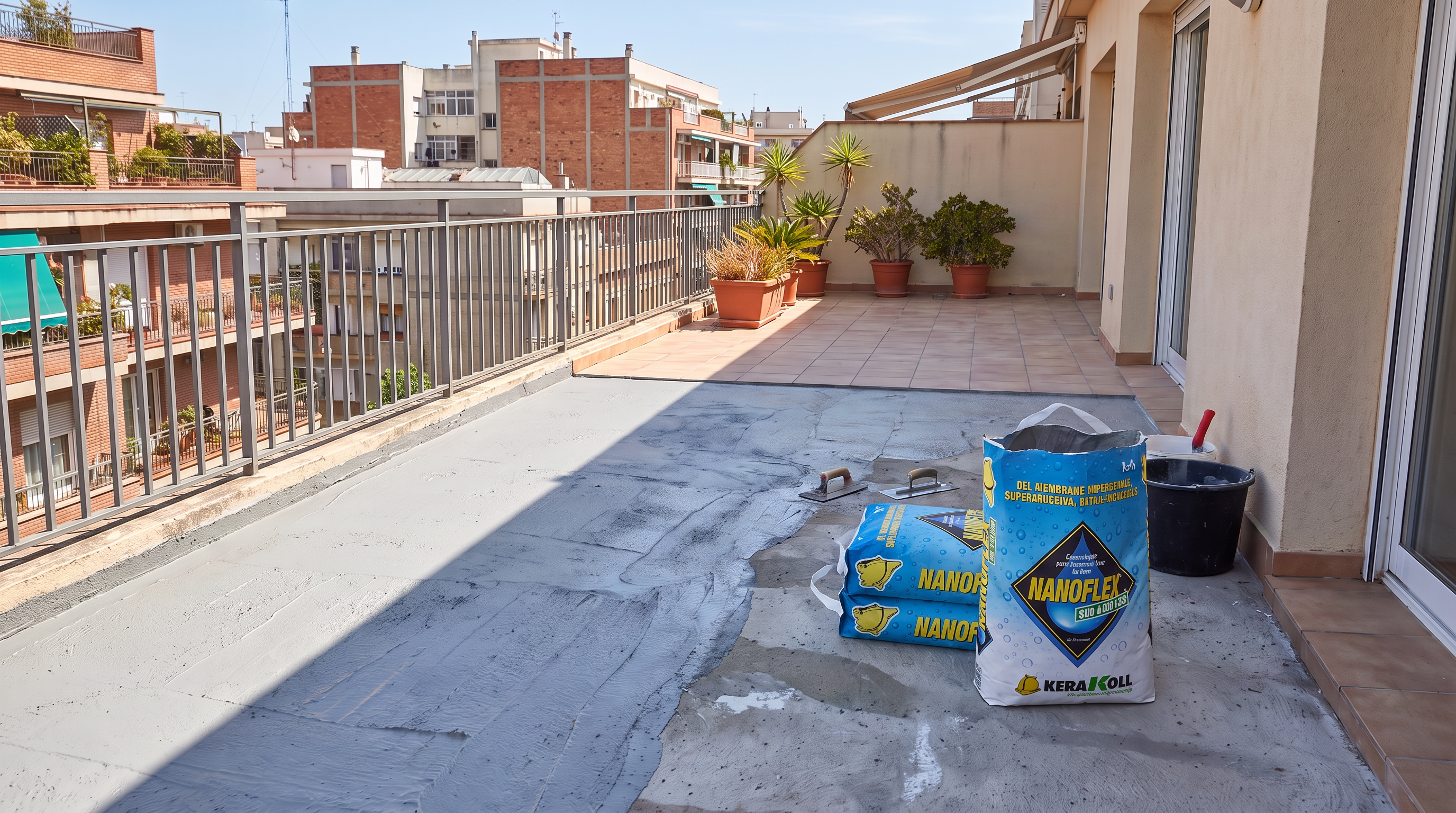 KERAKOLL NANOFLEX 20KG GRIS - 2