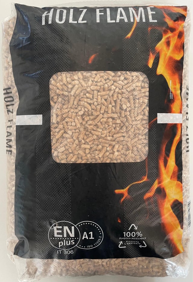Pellet Holz Flame ENplus A1 15 kg in conifere