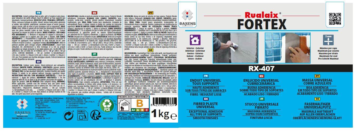 MASILLA EN PASTA FORTEX 1KG  - 2