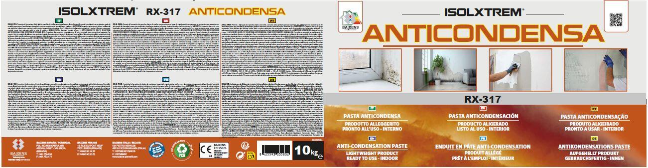 MASILLA EN PASTA CAPA MEDIA ANTICONDENSACIÓN 10KG  - 2