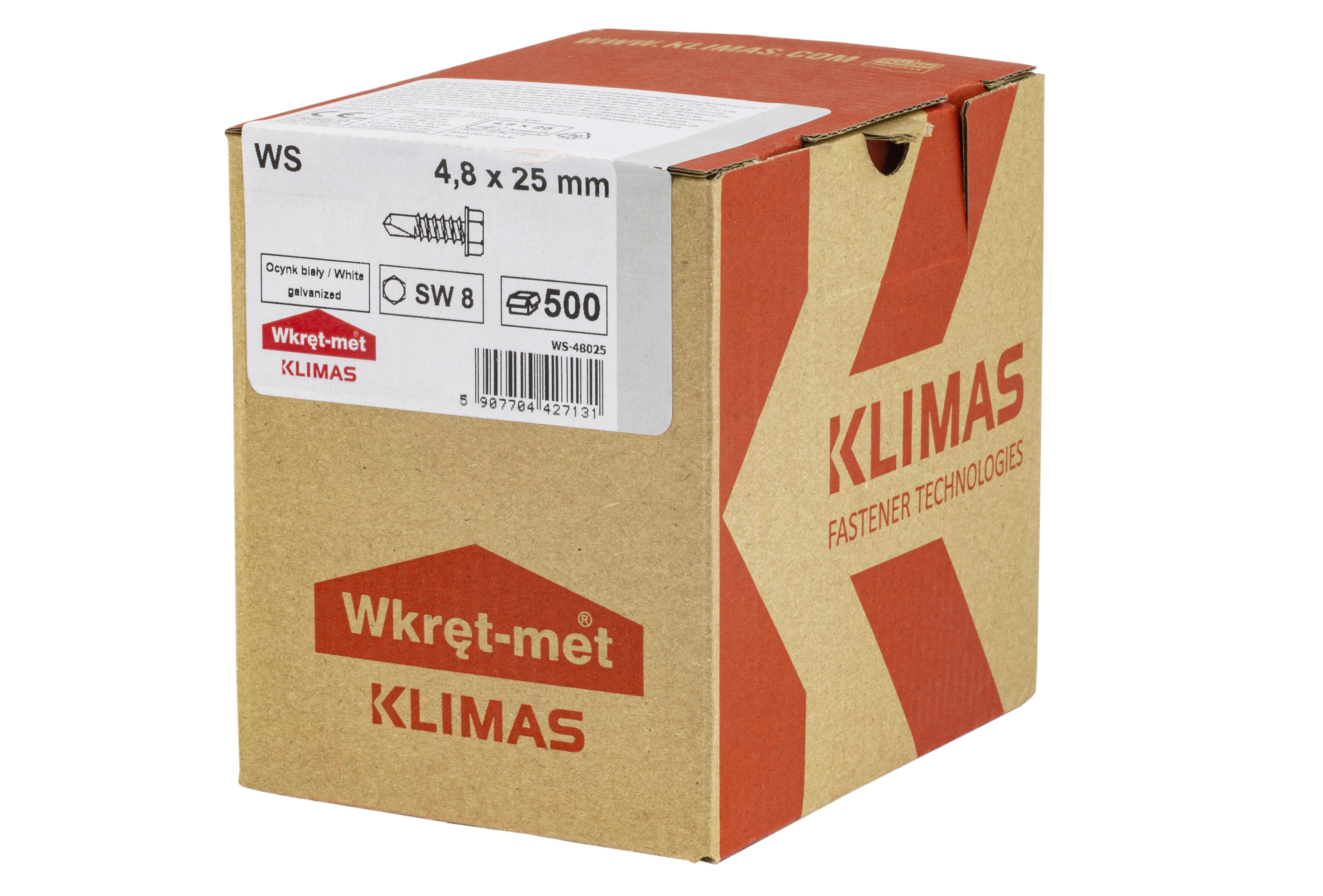 Wkręt samowiercący 4.8x25 mm (1.94 kg.) - 2