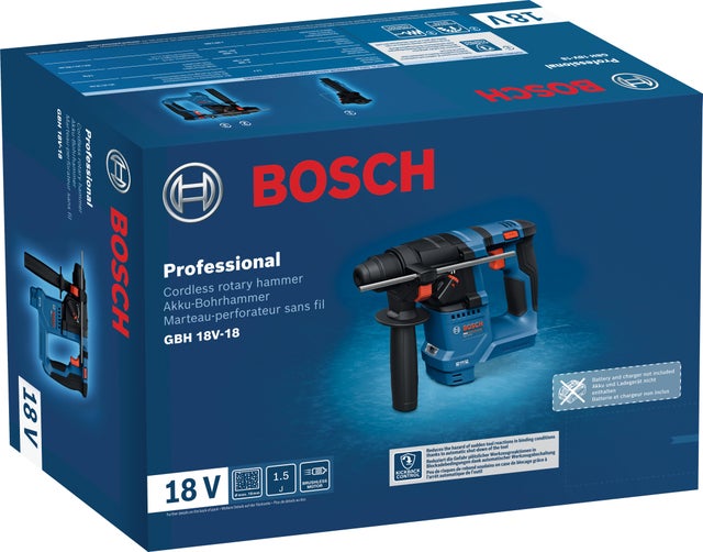Młotowiertarka akumulatorowa Bosch GBH 18V-18 0611927000