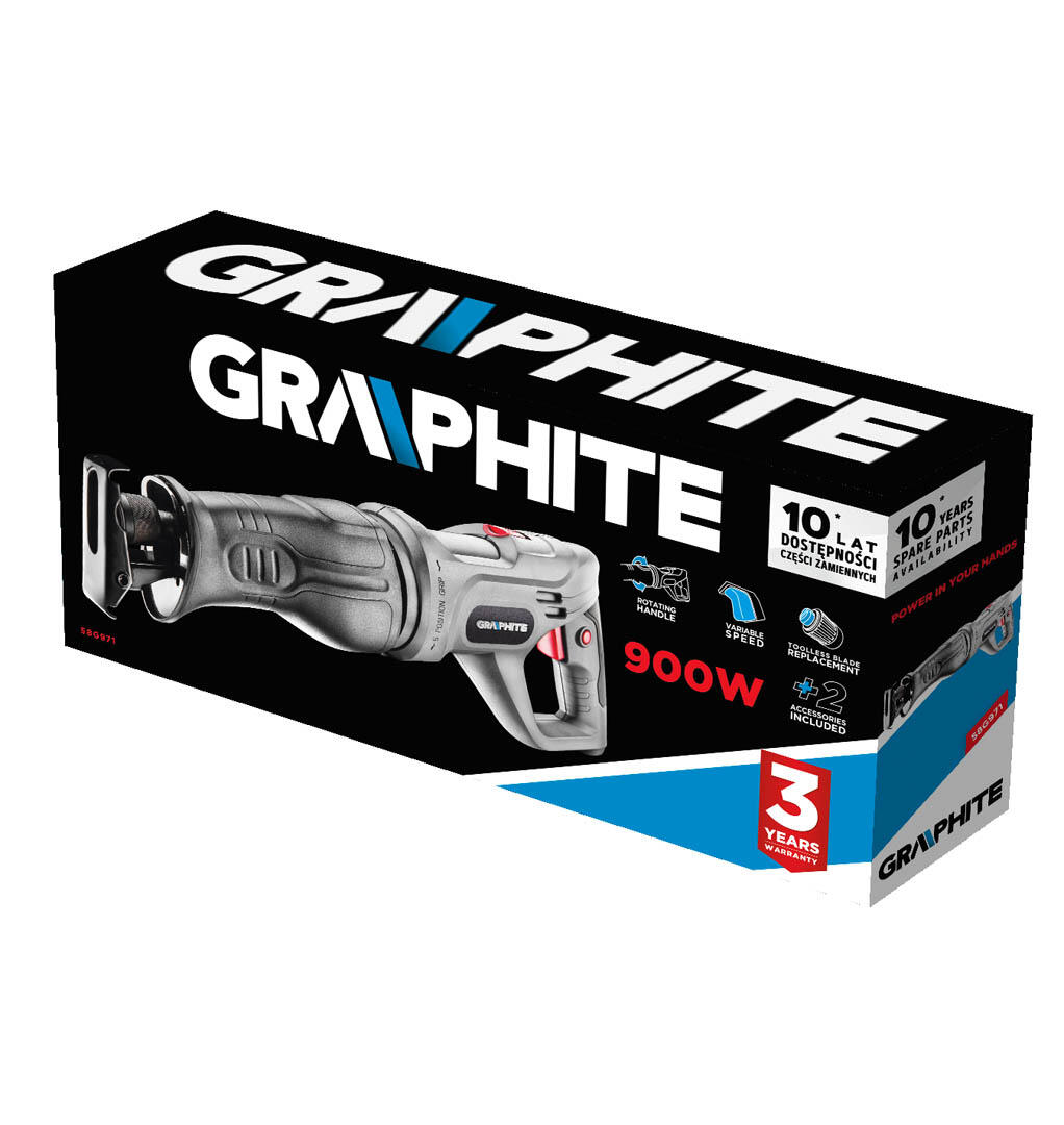 Piła szablasta 900W 58G971 Graphite - 3