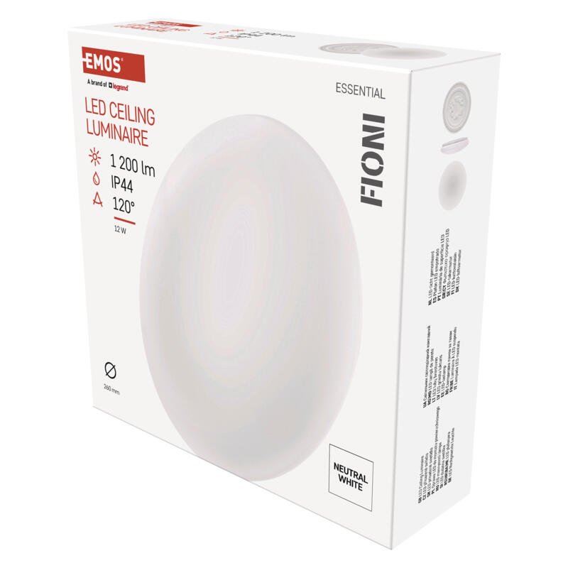 Plafon LED Fioni 12W 1200lm IP44 - 4