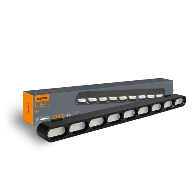1-fazowa oprawa LED na szynoprzewód magnetyczny LD19B 18W 880lm czarna