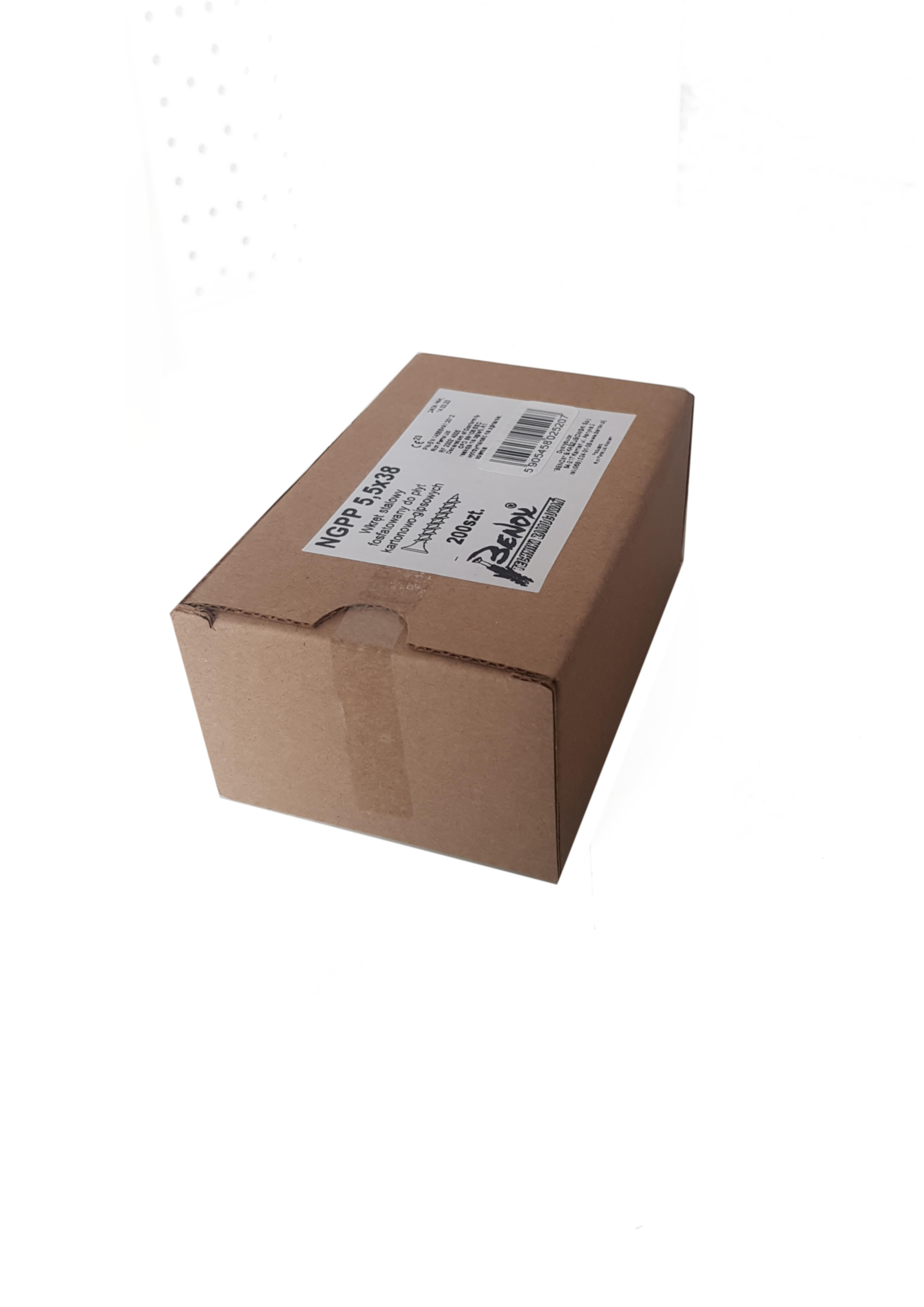 Wkręty fosfatowane do płyt karton-gips 5.5x38 mm (200 szt.) - 2