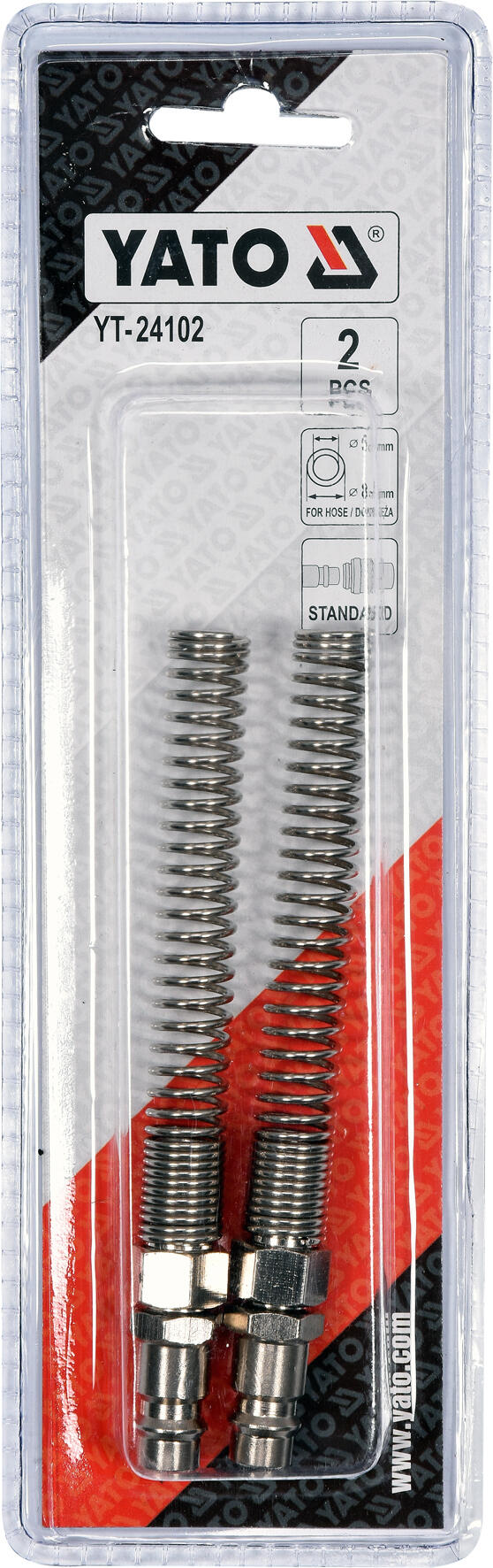 Szybkozłącze M na wąż 5x8mm 2 szt. - 2