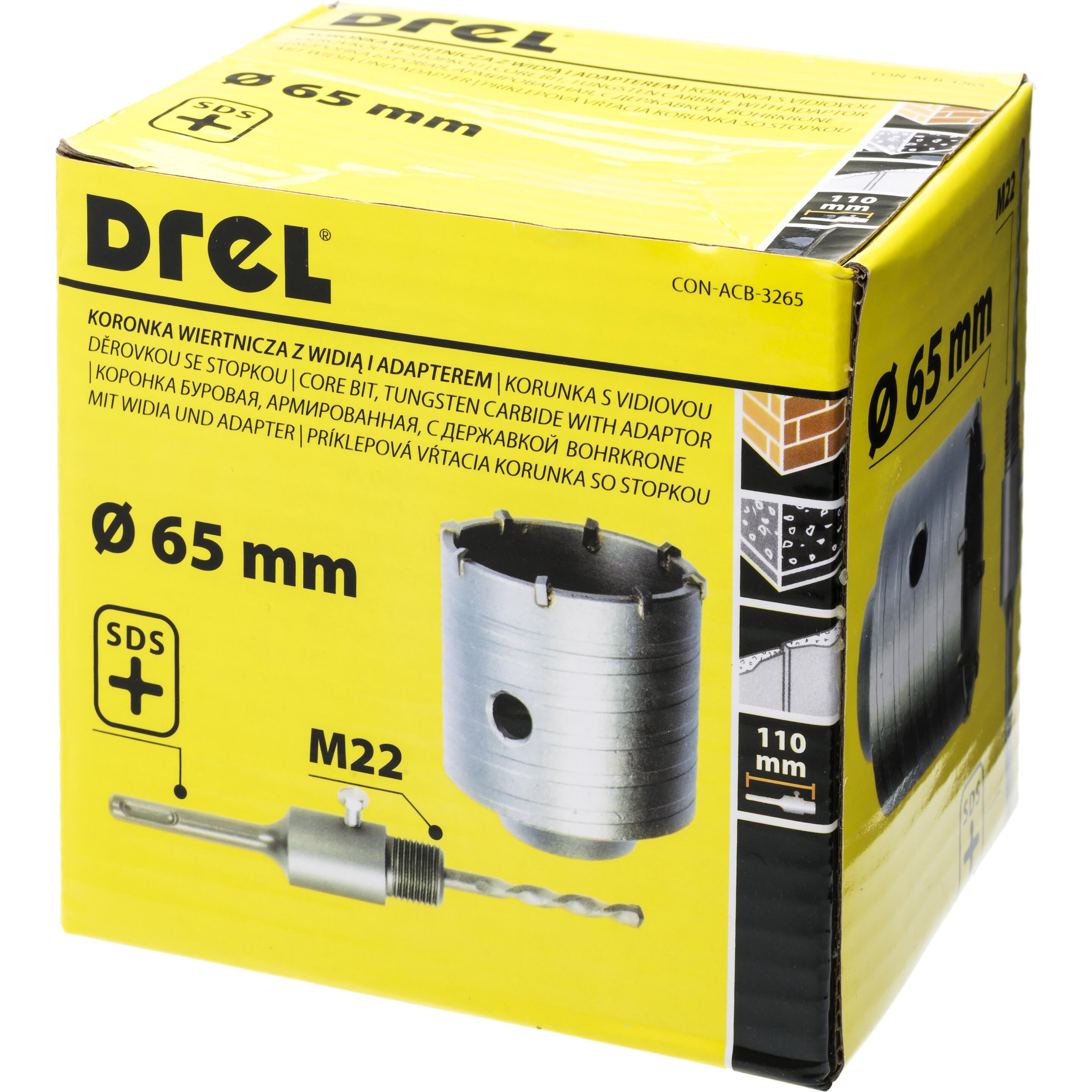 Otwornica 65 mm SDS-Plus - 3