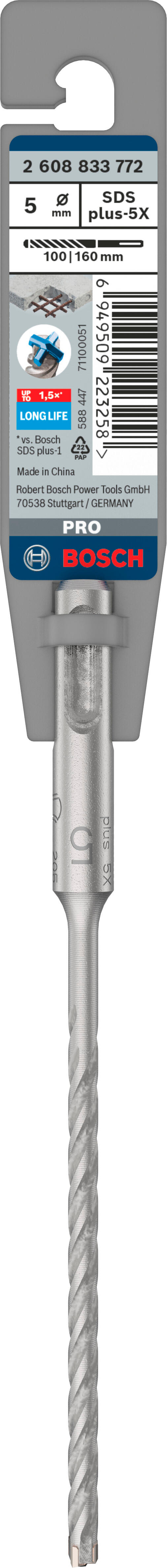 Wiertło SDS-Plus-5X 5x100x160 mm BOSCH - 3