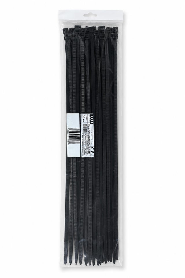 Opaska kablowa UV 9,0x550 mm 36 szt czarna