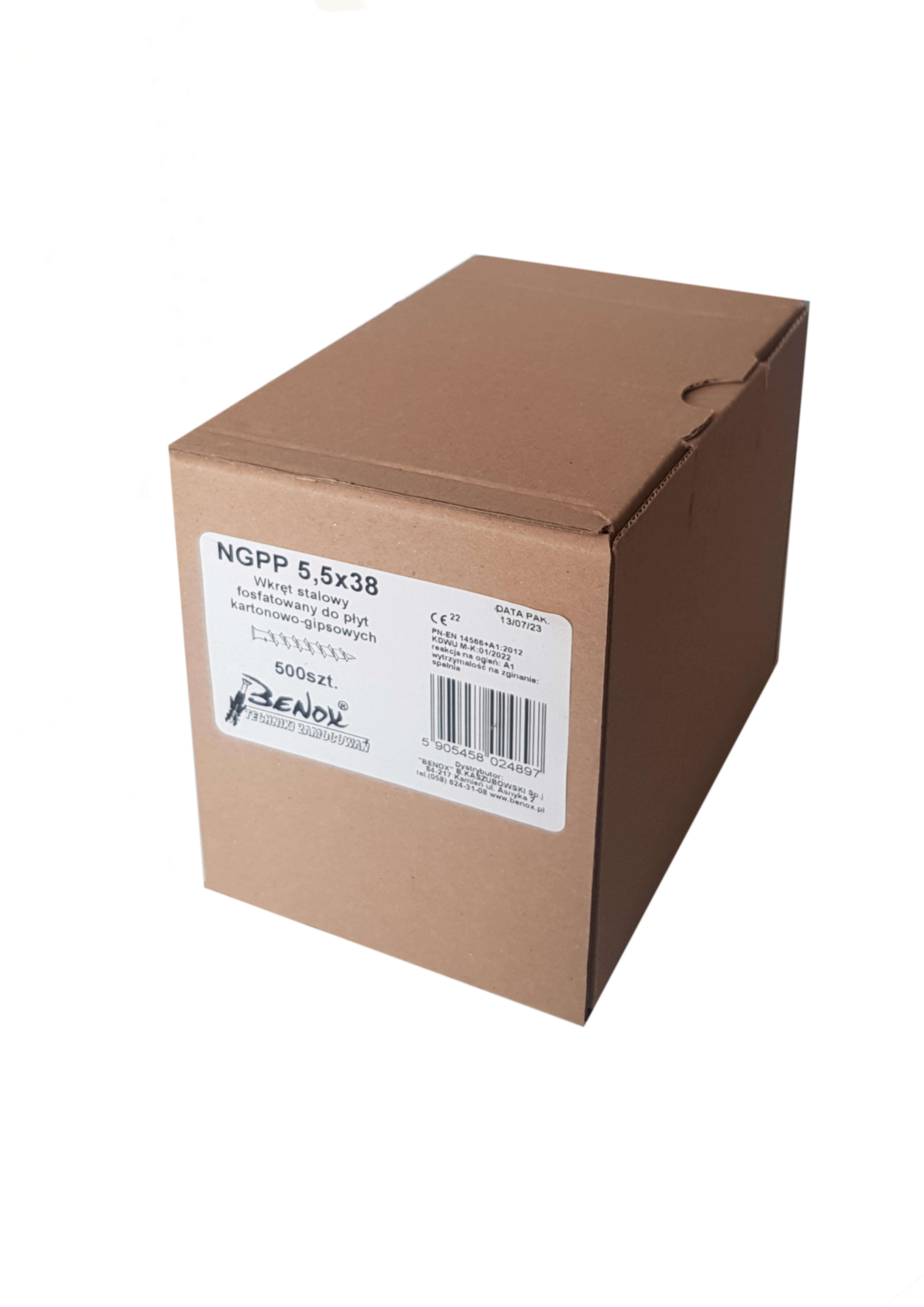 Wkręty fosfatowane do płyt karton-gips 5.5x38 mm - 2