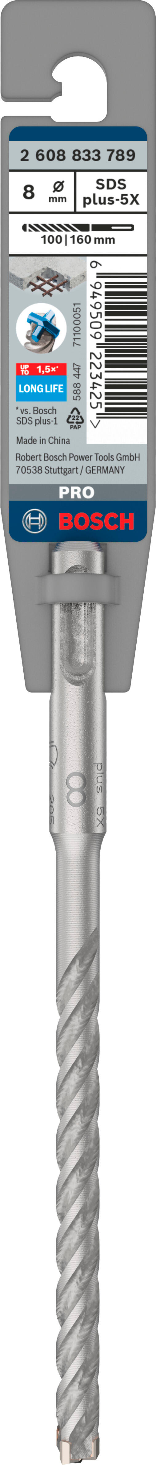 Wiertło SDS-Plus-5X 8x100x160 mm BOSCH - 3